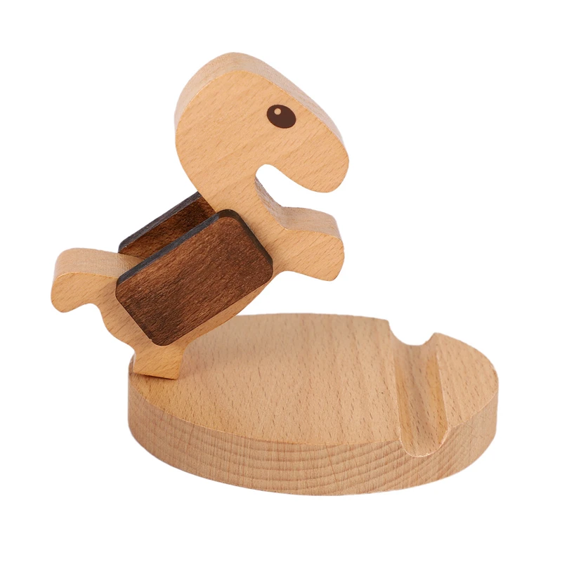 Креативные подарки портативный деревянный держатель мобильного телефона