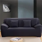 Спандекс современный цельно Цвет эластичный полиэфирный чехол для дивана угловой диван кушетка чехол стоматологическое кресло крышка протектор Гостиная 1234 Seater