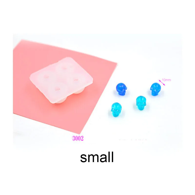 3002 small 1 шт. силиконовые формы в форме птицы S kull DIY Смола Expoxy ювелирные изделия инструменты для рукоделия ювелирные изделия формы - Цвет: 3002 small