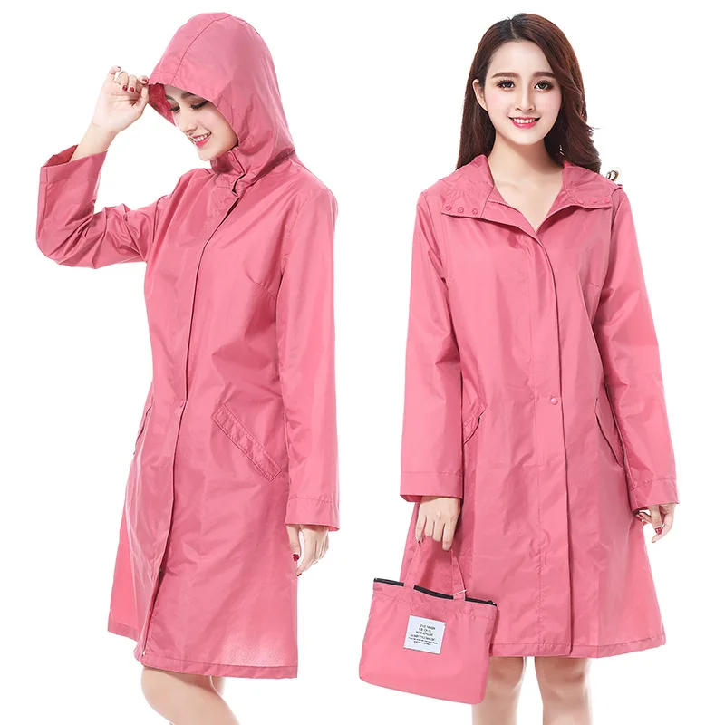Outdoor Softshell Jacket Coat Women Solid Rain Plus Size Hooded Raincoat Windproof Long Hot Sale | Дом и сад