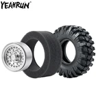 Колесные диски YEAHRUN из металлического сплава, 1,9 дюйма, 108 мм, резиновая шина для гусеничного автомобиля 110 Axial SCX10 90046 TRX4 D90 D110 CC01 RC