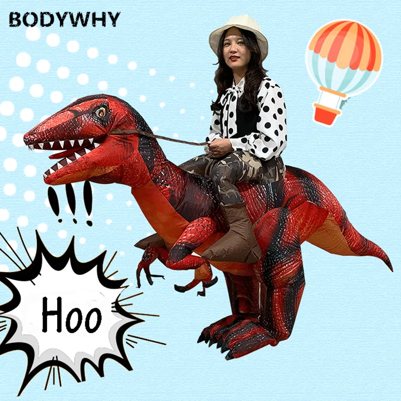 Надувной костюм-талисман динозавра T-Rex костюмы для косплея вечевечерние игры