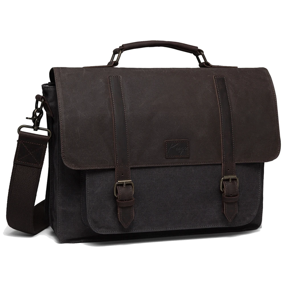 Сумка мессенджер для мужчин и женщин винтажный водонепроницаемый портфель