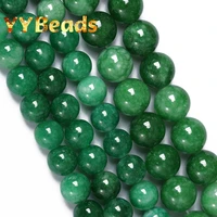 natural green jades chalcedony beads dried green jades loose charm beads for jewelry making diy bracelets women necklaces 4 12mm