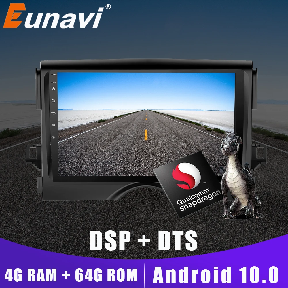 Eunavi 2 din Android 10 автомобильный Радио стерео Мультимедиа GPS для Toyota Reiz 2010 2017 2din