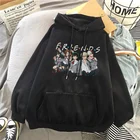 Толстовка Ulzzang с капюшоном в стиле Харадзюку, Женская винтажная шикарная одежда в стиле японского аниме Моя геройская Академия, Повседневная Уличная одежда, женские топы