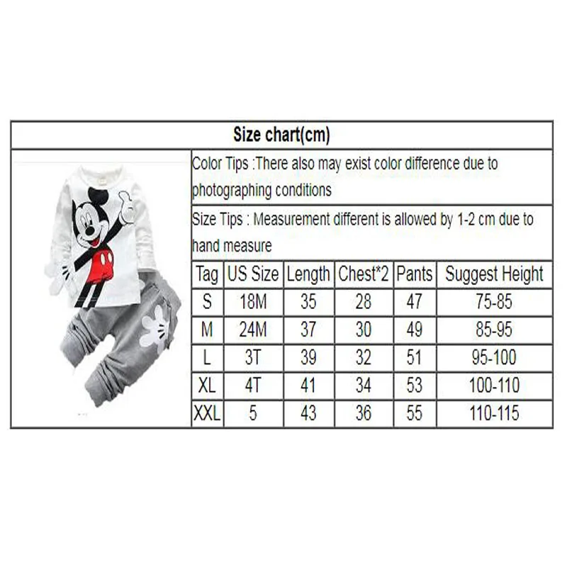 Комплект одежды для маленьких мальчиков футболки с рисунком и девочек костюм