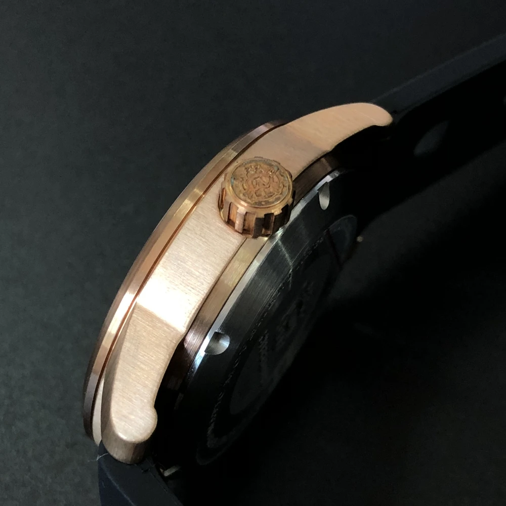 Мужские автоматические механические часы STEELDIVE бронзовые NH35 с сапфировым