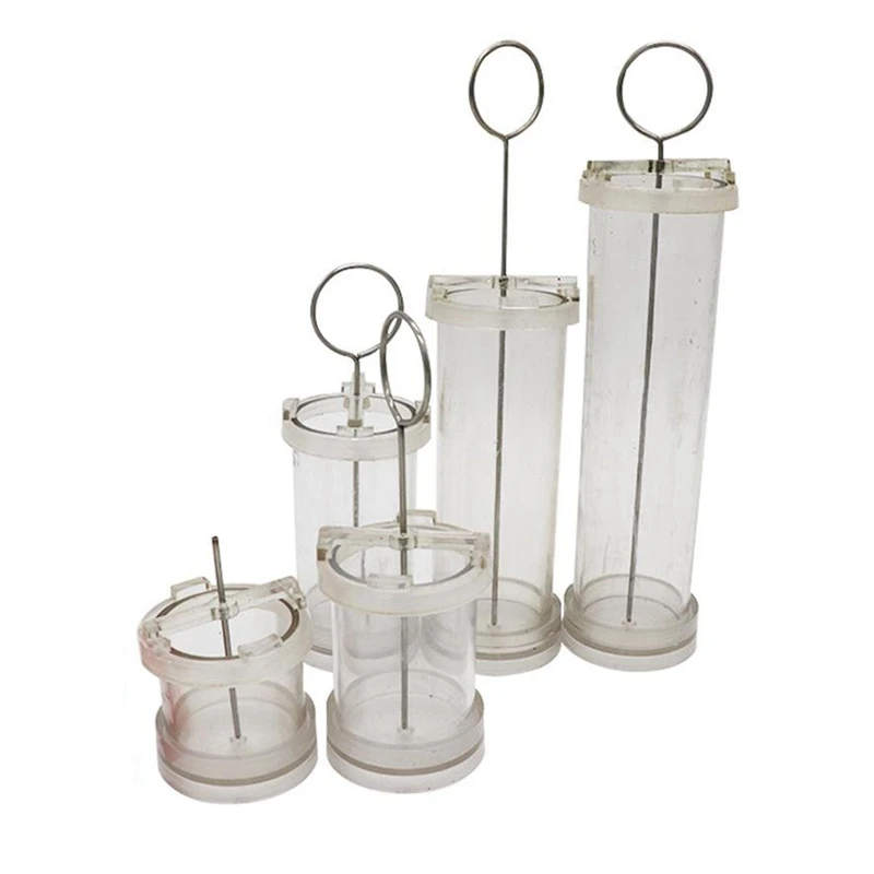 

Candle Molds for Candle Making Plastic Pillar Candle Making Kit Large Cylinder Rib Candle Making Molds DIY Candle Making Supplie