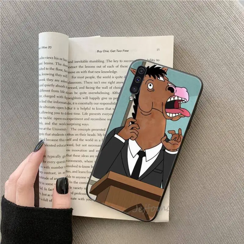 

BoJack Horsemans American cartoon Phone Cases For Samsung galaxy S note 7 8 9 10 20 fe edge A 6 10 20 30 50 51 70 lite plus