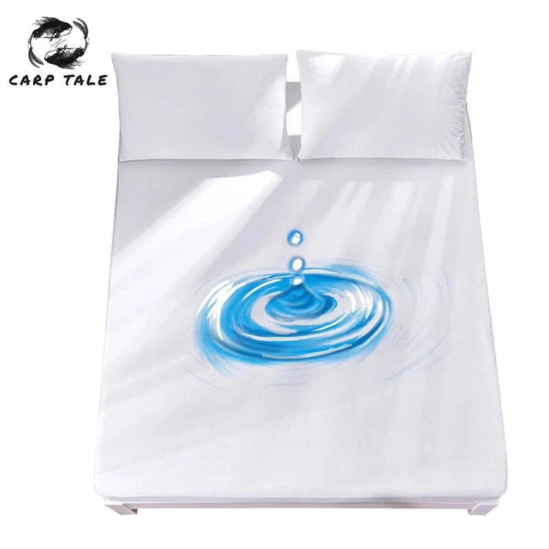 Многоразовый Гладкий Водонепроницаемый наматрасник с защитой от клещей