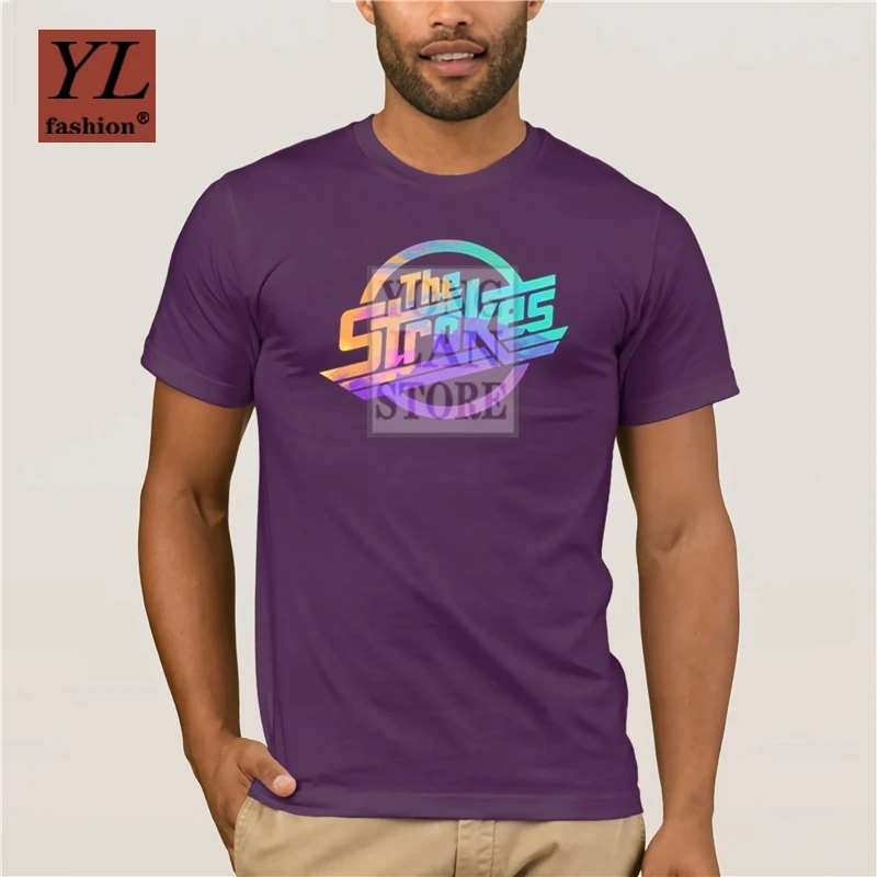 

2020 Summer Fashion Street Short Sleeve T Shirt Strokes Watercolor t shirt