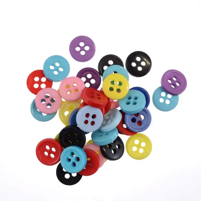 

50/100PCS Mix Shape Lots Colors DIY Scrapbooking Cartoon Buttons Plastic Buttons Children's Garment Sewing Notions