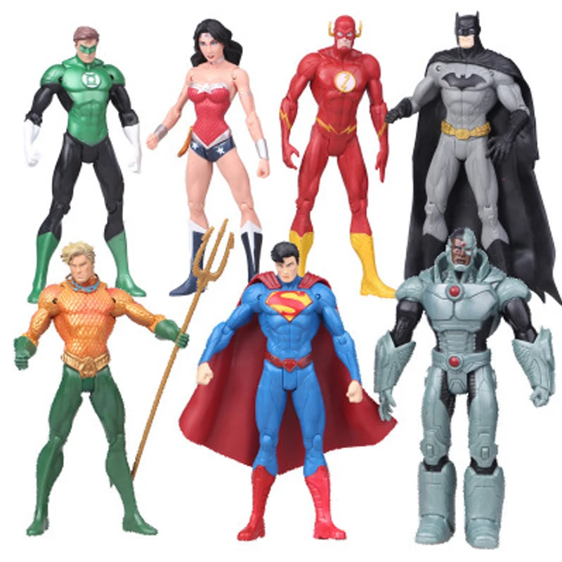 Экшн-фигурка героя мультфильма Marvel DC Лига справедливости Аквамен Супермен