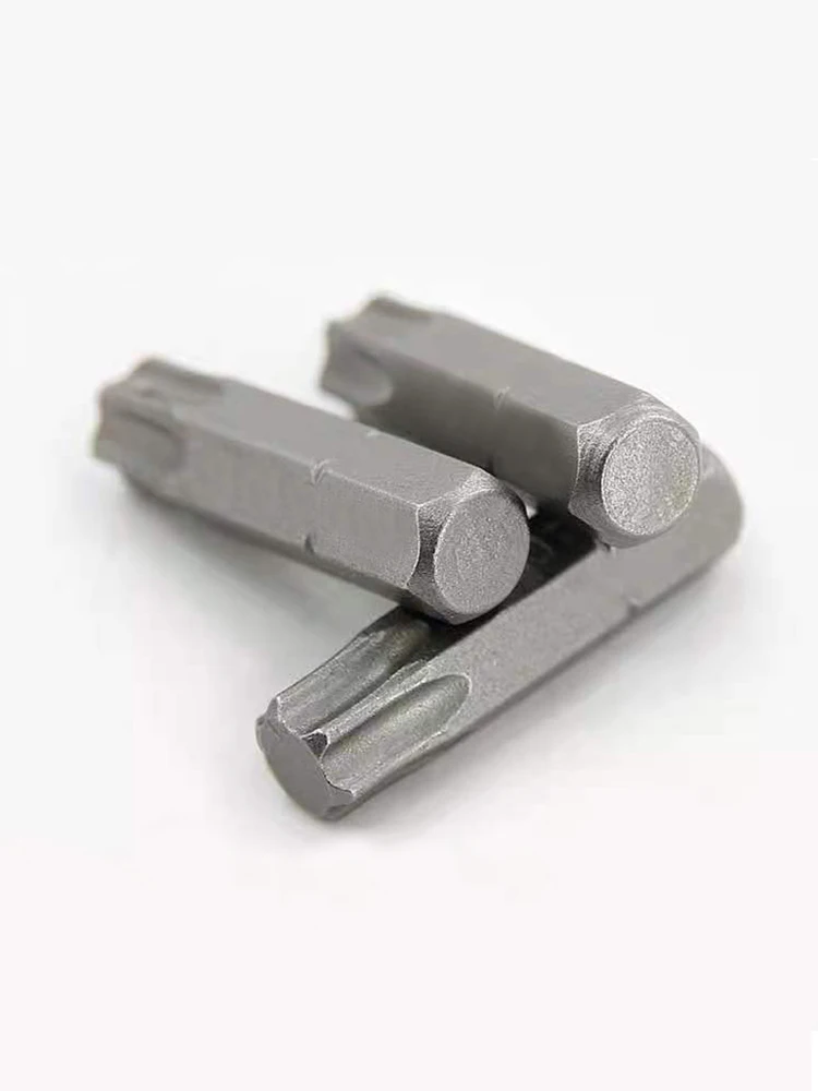 Набор бит для отвертки T6 T7 T8 T9 T10 T15 Torx 1 дюйм сталь S2 1/4 дюйма 6 35 мм шестигранный