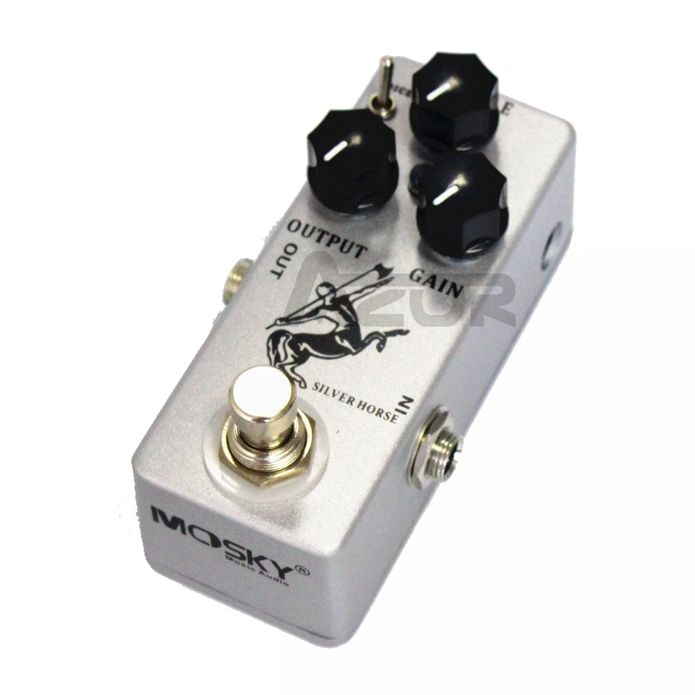 Mosky Silver Horse Overdrive/увеличивающая педаль для гитарных эффектов на основе Klon Centaur 9 В