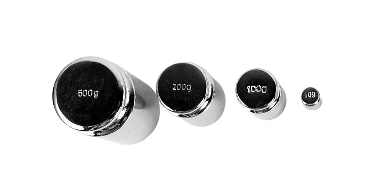 Хромированная грам калибровка покрытия для весовых весов 200 г 500 Вес серебра|Весы|