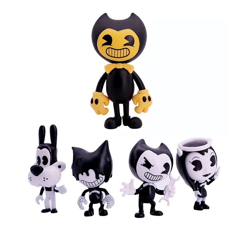 Бенди 4 Pack фигурки и чернильная машина популярные горячие игрушки для
