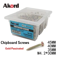 accord 500 pcs m4 2 chipboard screw needle point 30mm 35mm 40mm 45mm screws organiser fasteners
