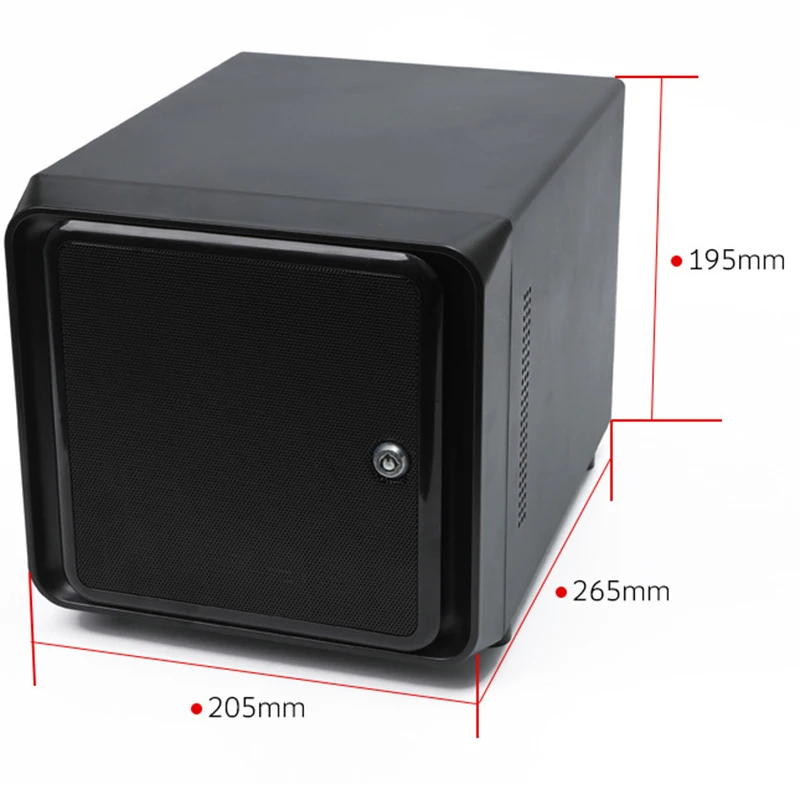 Мини ITX Горячая замена 4 Bays NAS Облачное хранилище IPFS сервер|Корпуса для