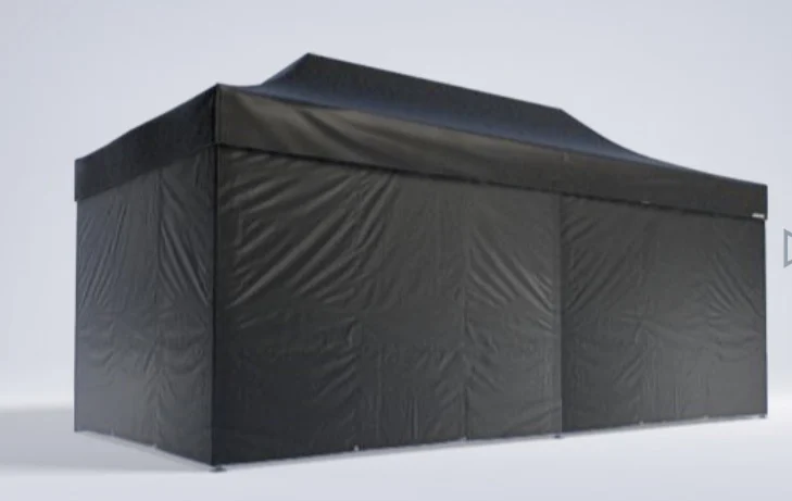 

Super Aluminum Frame 3 x 6m (10 x 20ft) Folding Party Tent Canopy Pop Up Gazebo Wedding Event Marquee with Clear Church Windows