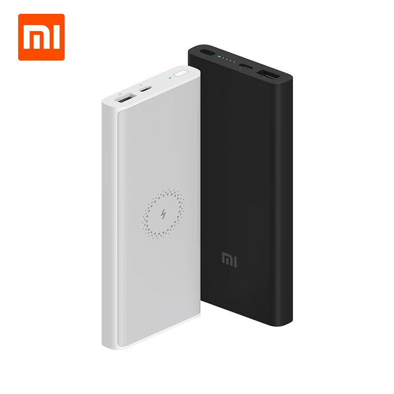 Беспроводное зарядное устройство Xiaomi портативное 10000 мАч WPB15ZM USB Type C Mi быстрая