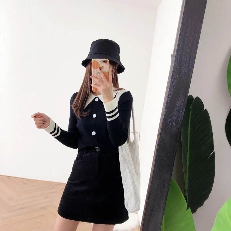 Зимняя одежда вязаные женские свитера пуловеры Осенний базовый женский джемпер