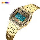 SKMEI лучшие Брендовые женские электронные наручные часы Chrono сзади светильник женские спортивные часы женские цифровые часы Relogio Feminino 1474