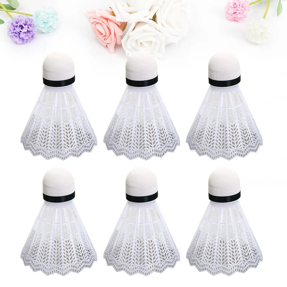 

12pcs Badminton Practical Shuttlecocks Sports Supplies Exercise Accessories for Indoor Outdoor Playing (White)