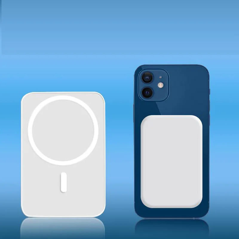 

Беспроводное зарядное устройство, портативный магнитный беспроводной внешний аккумулятор для телефона, внешняя батарея для Iphone13 Pro Max, мини...