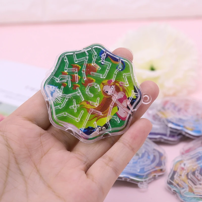 

10Pcs Magic Octagon Puzzle Speed Labyrinth Track Maze Toy For Children Kids Gift