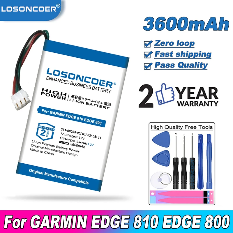 Аккумулятор для GARMIN EDGE 810 800 nuvi 30 40 40LM 50 50LM 55LM 55LMT GPS 1255 361 00035 00 01 11 1200 1205|Аккумуляторы
