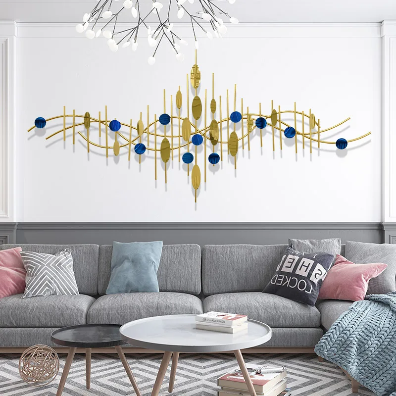 

Трехмерное металлическое настенное украшение, фон для гостиной, настенное украшение, настенная подвеска