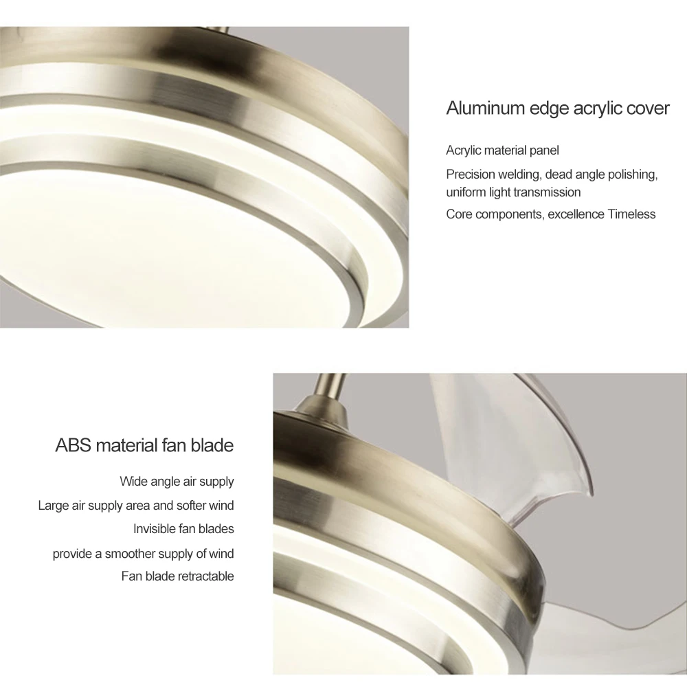 Потолочный вентилятор с дистанционным управлением вентиляторы со светодиодными