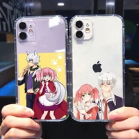 munou na nana anime phone case for iphone 13 12 11 8 7 plus mini x xs xr pro max transparent soft