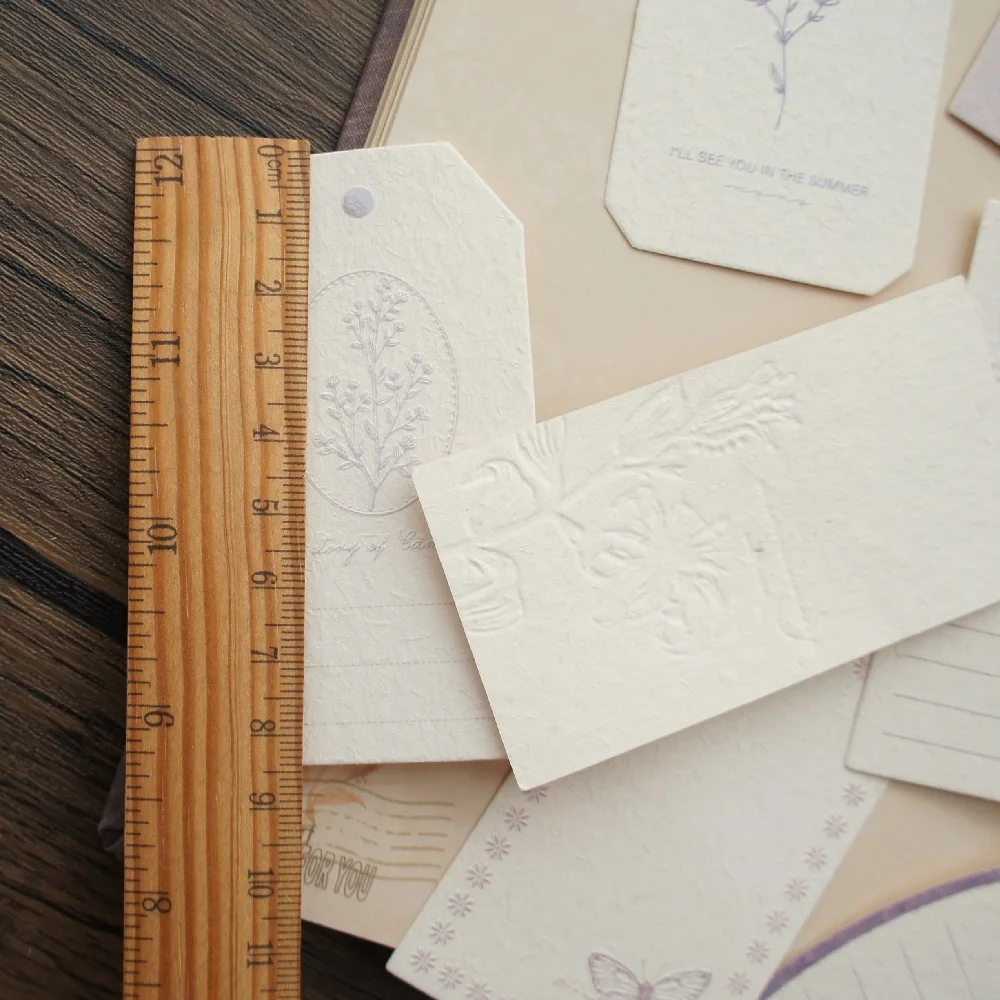 Рельефный дизайн печати 30 шт. светло-фиолетовый ландыш стиль сделай сам