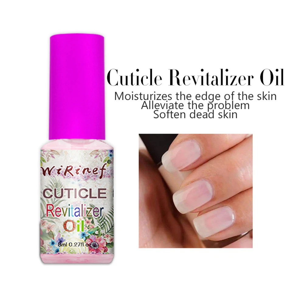 WiRinef Nourishment Oil Cuticle 8ml Nail Transparent Revitalizer Nutrition Treatment Tool TSLM1 | Красота и здоровье