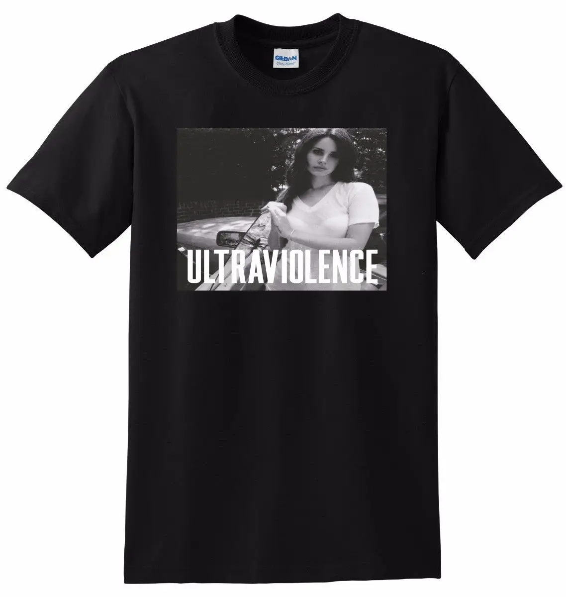 Фото * Новый Лана Дель Рей футболка Ultraviolence с О образным вырезом модная Повседневная