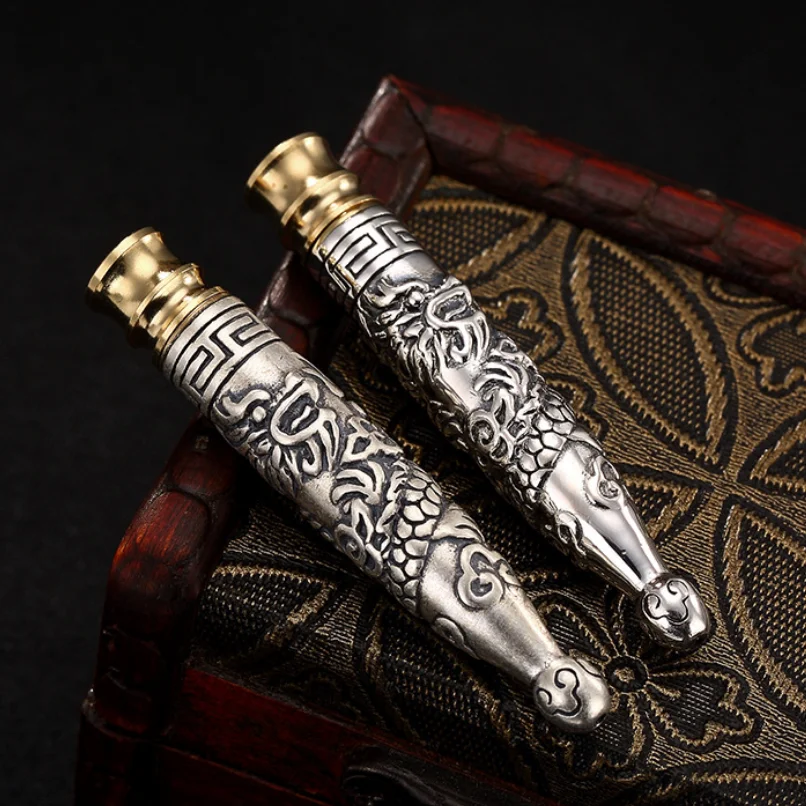 Кулон с фильтром сигареты из серебра S925 пробы кулон дыма чистого подарок дракона