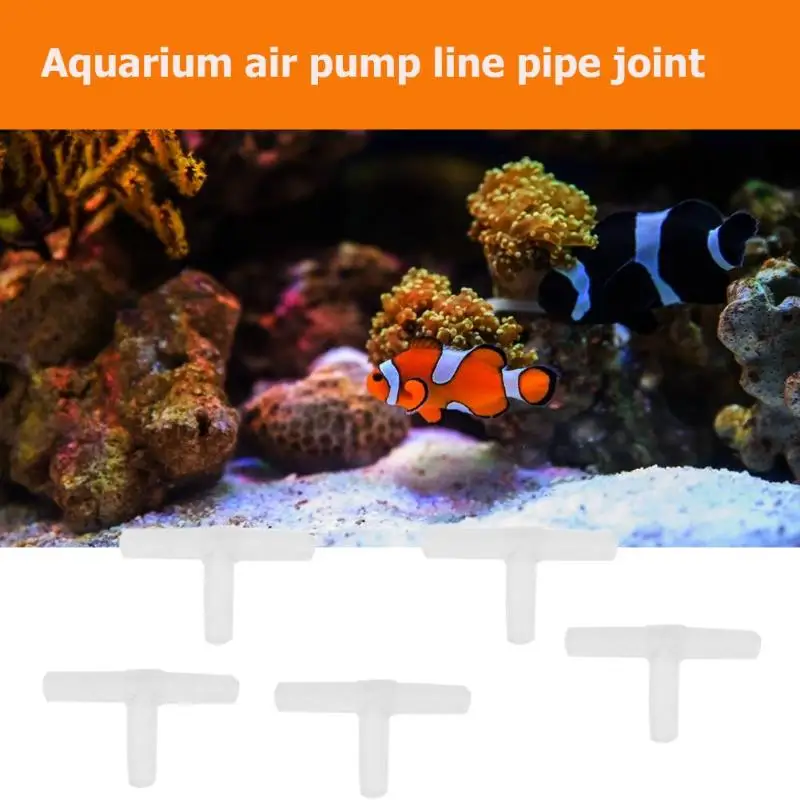 10 шт. аквариумный Воздушный трубопровод насоса Трубное соединение Тройник