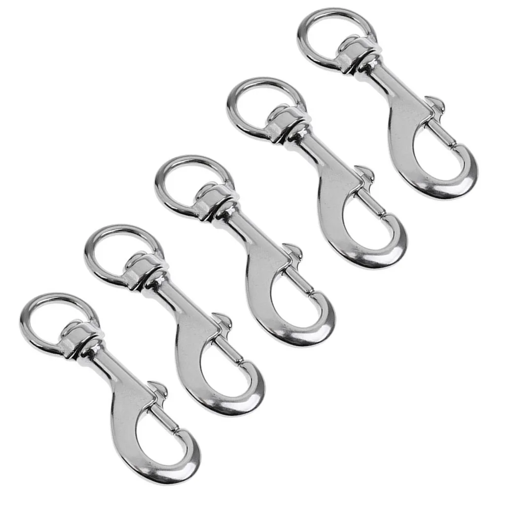 Set 5 Swivel Snap Hooks Pet Leash Clip Scuba Diving BCD Gear Holder Accessories | Спорт и развлечения