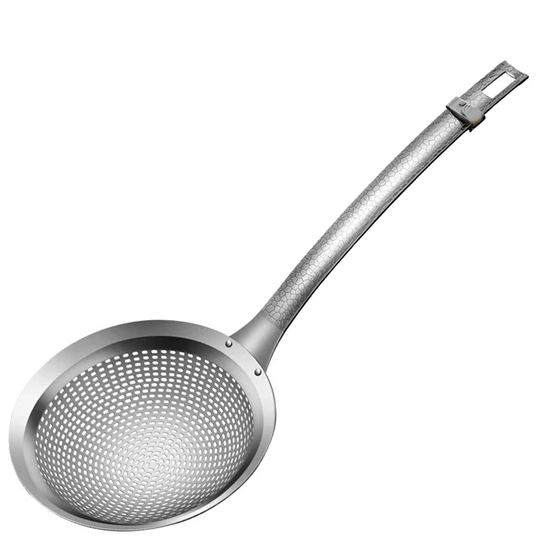 

Ложка-скиммер для готовки, сетчатый фильтр из нержавеющей стали, многофункциональный фильтр с ручкой