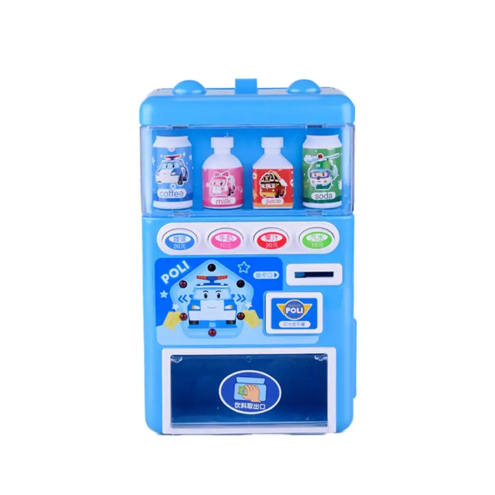 blue-L Детский игровой автомат, головоломка, торговый автомат для напитков, игрушка, игрушечный набор для детей - Цвет: blue-L
