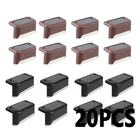 1-20 шт., светодиодный настенный светильник на солнечной батарее