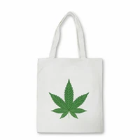 maple leaf shopper bag men women casual canvas bag harajuku women canvas shoulder bag female eco large capacity bags bolsas