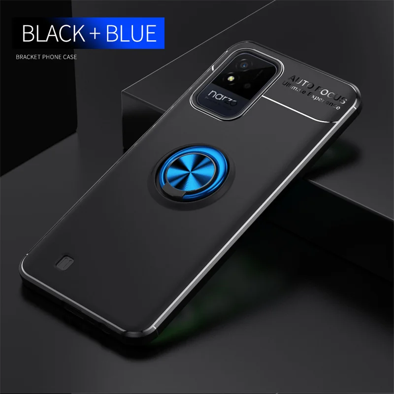 for oppo realme narzo 50i case for realme narzo 50i cover back soft ring magnetic holder for cover oppo realme narzo 50i fundas free global shipping