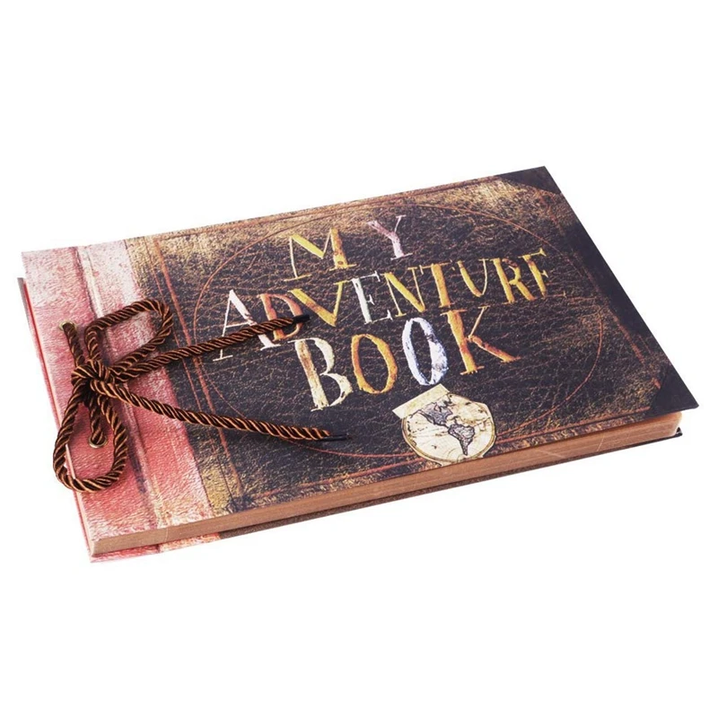 DIY альбом ручной работы винтажный Tether My Adventure Book Up семейный для скрапбукинга