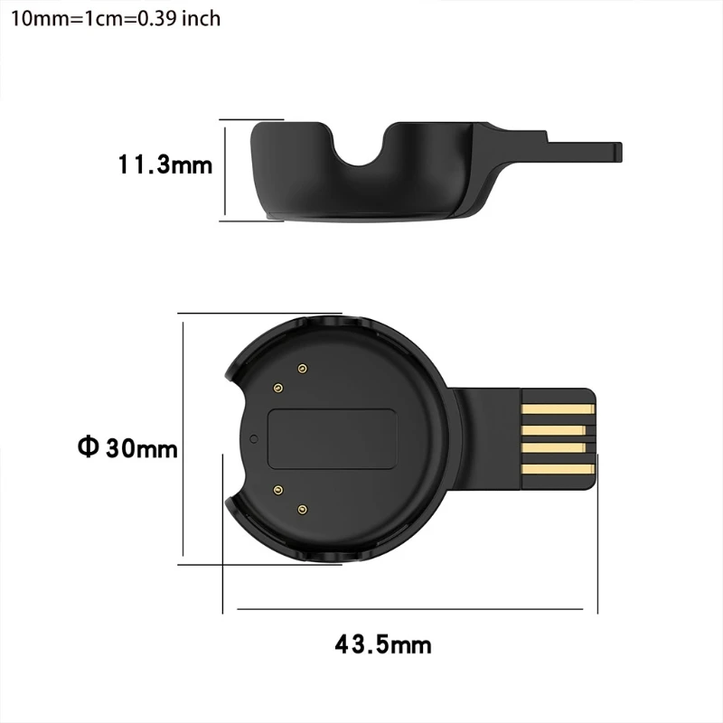 

40GD USB Cable Cradle Smart Watch Charger Charging Dock For Polar Verity Sense / OH1 Smart Watch Charger