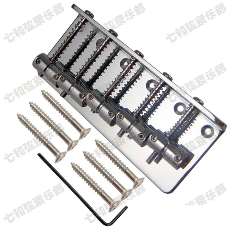 Набор хромовых гитарных аксессуаров в винтажном стиле 5 струн электрический бас