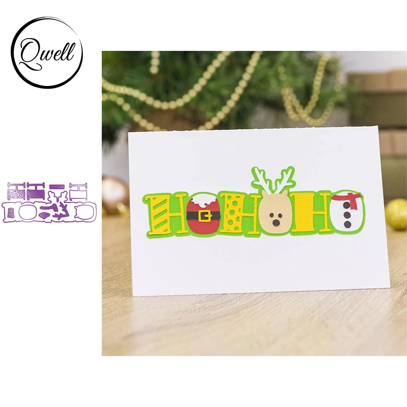 

Qwell Words Antlers Interesting Metal Cutting Dies Diy Scrapbooking Craft Paper Album Cards Making Template 2020 New